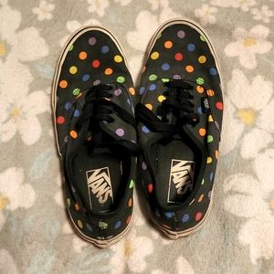 Vans 5M/6.5W -Rainbow Polka Dots!